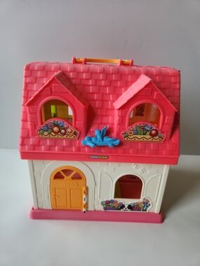 Fisher-Price Little People Pink Playhouse Toy
